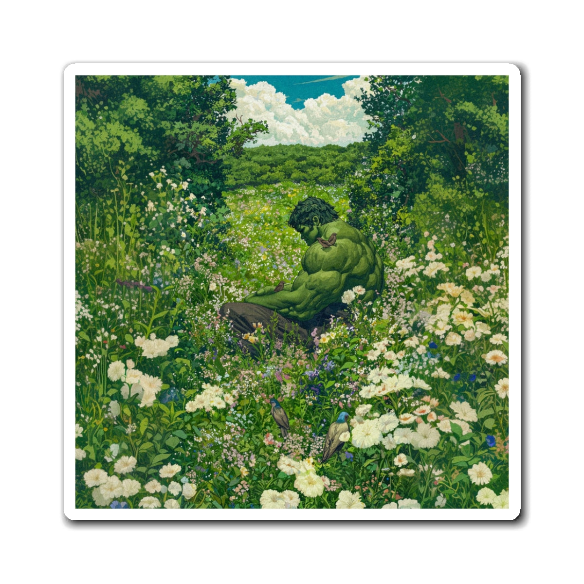 Green Guardian Fridge Magnet