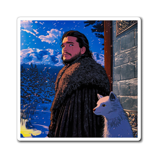 Ghibli Snow Fridge Magnet