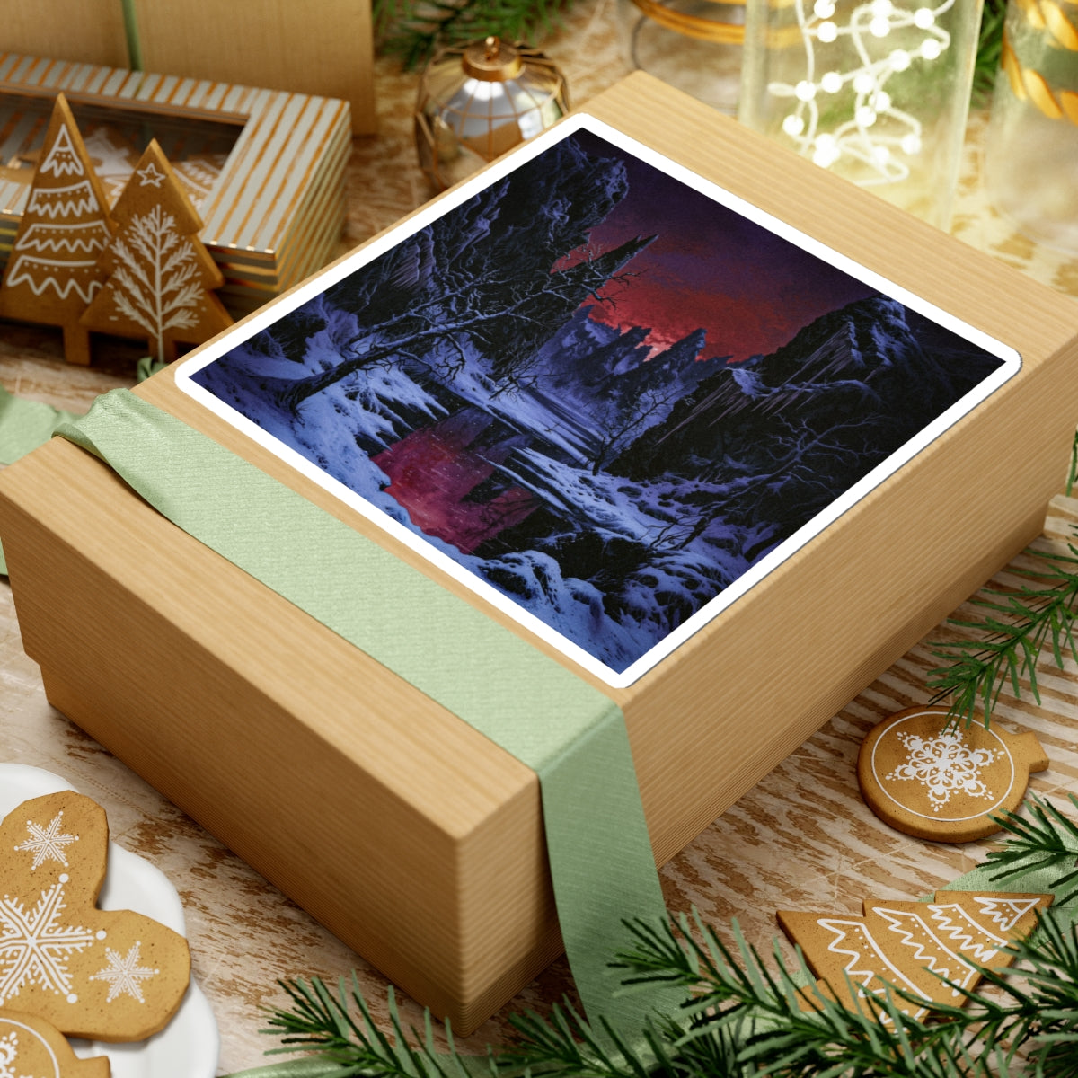 Crimson Frost Sticker