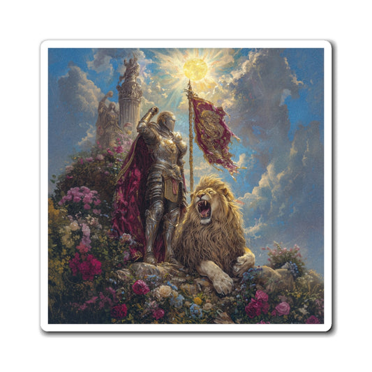 Triumphant Victory Fridge Magnet