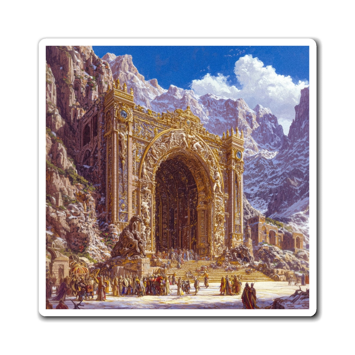 Holy Temple Fridge Magnet
