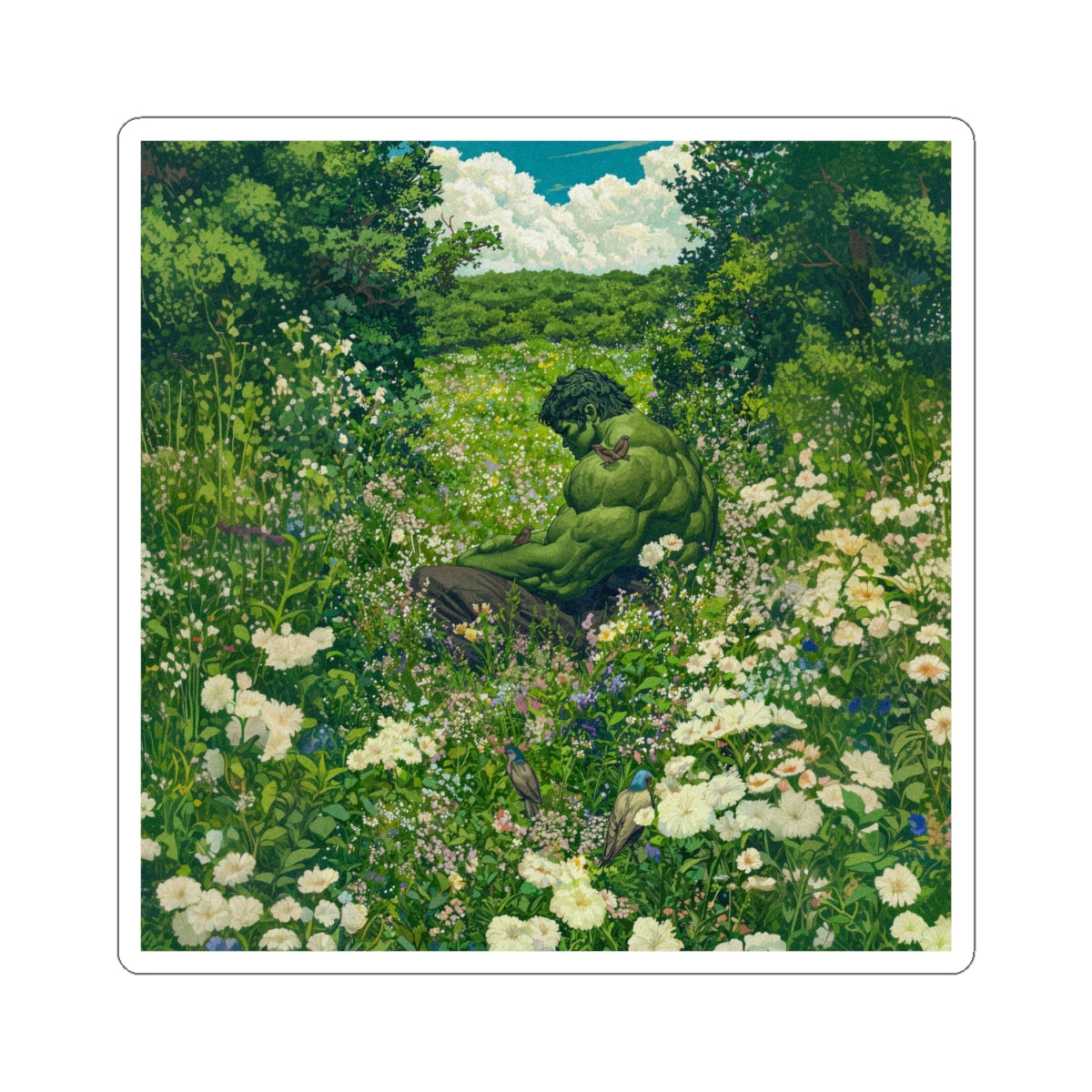 Green Guardian Sticker