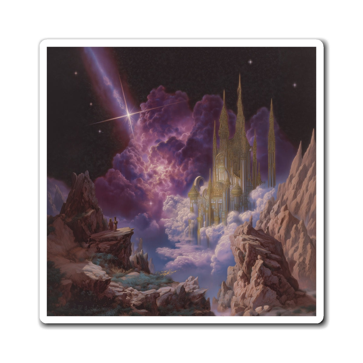 Veiled Palace Fridge Magnet