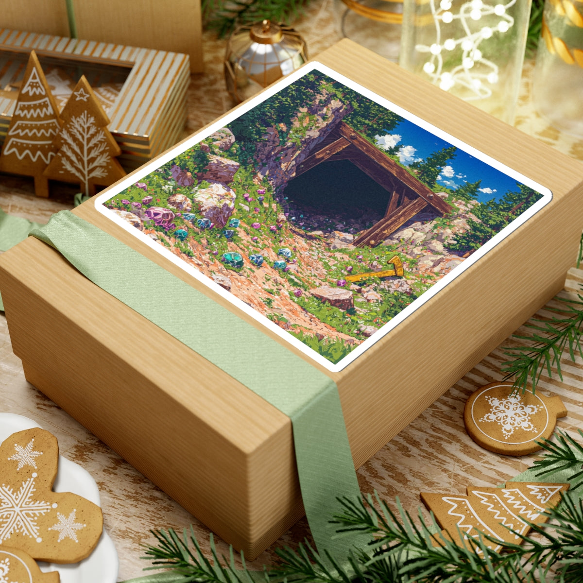 Mineral Mineshaft Sticker