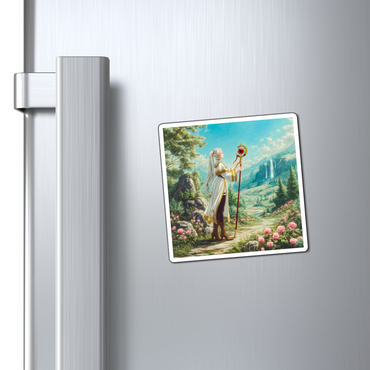 Elven Mage Fridge Magnet
