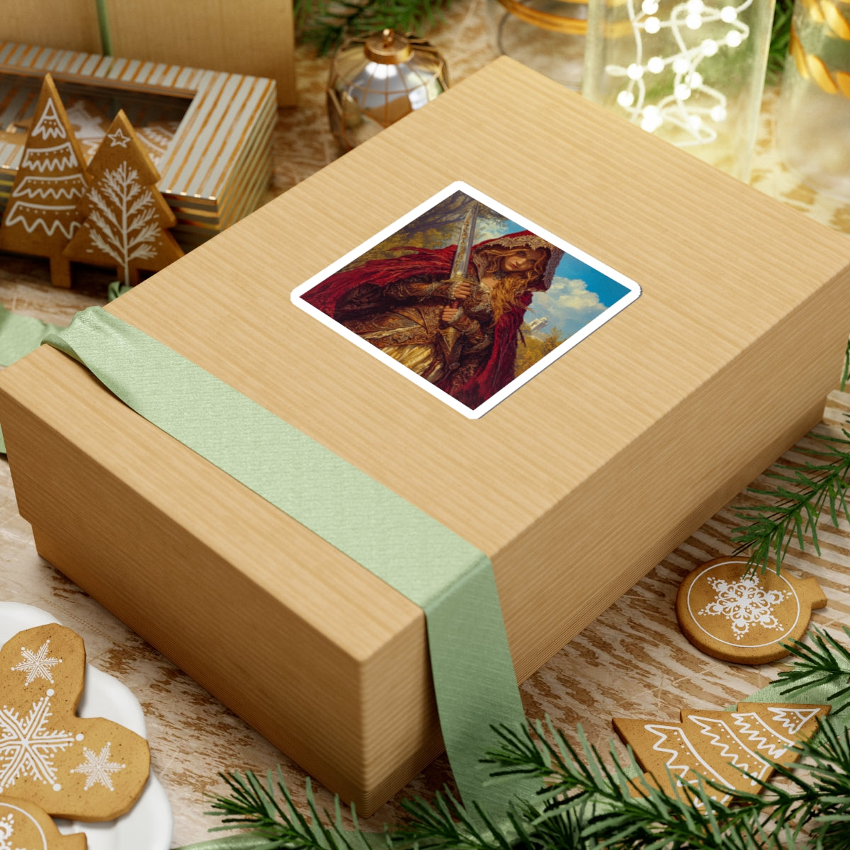 Hooded Maiden Sticker