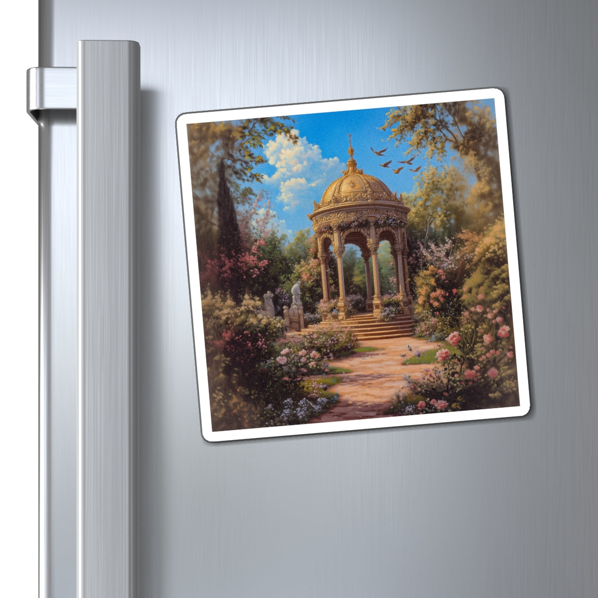 Forest Gazebo Fridge Magnet