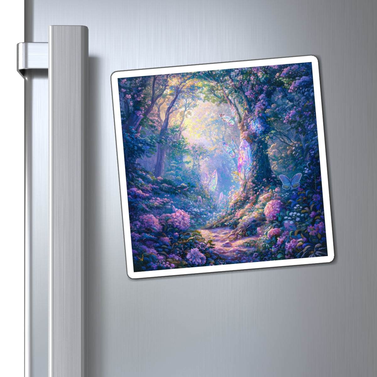 Butterfly Path Fridge Magnet