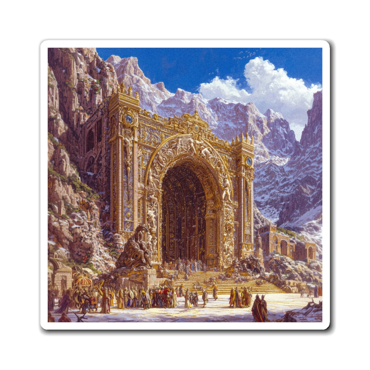 Holy Temple Fridge Magnet