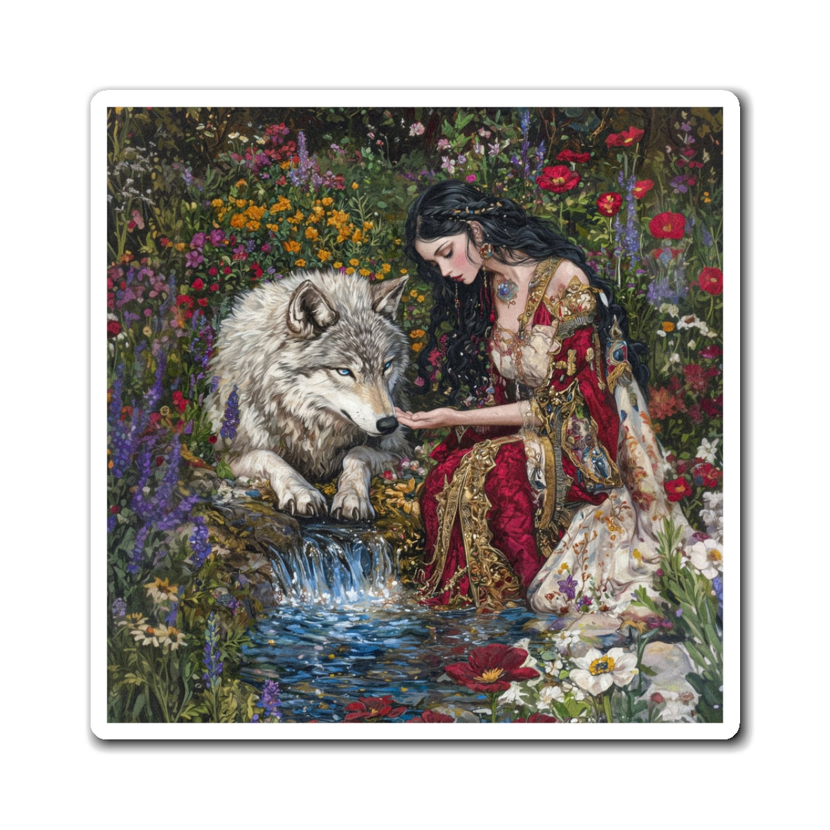 Maiden's Protector Fridge Magnet