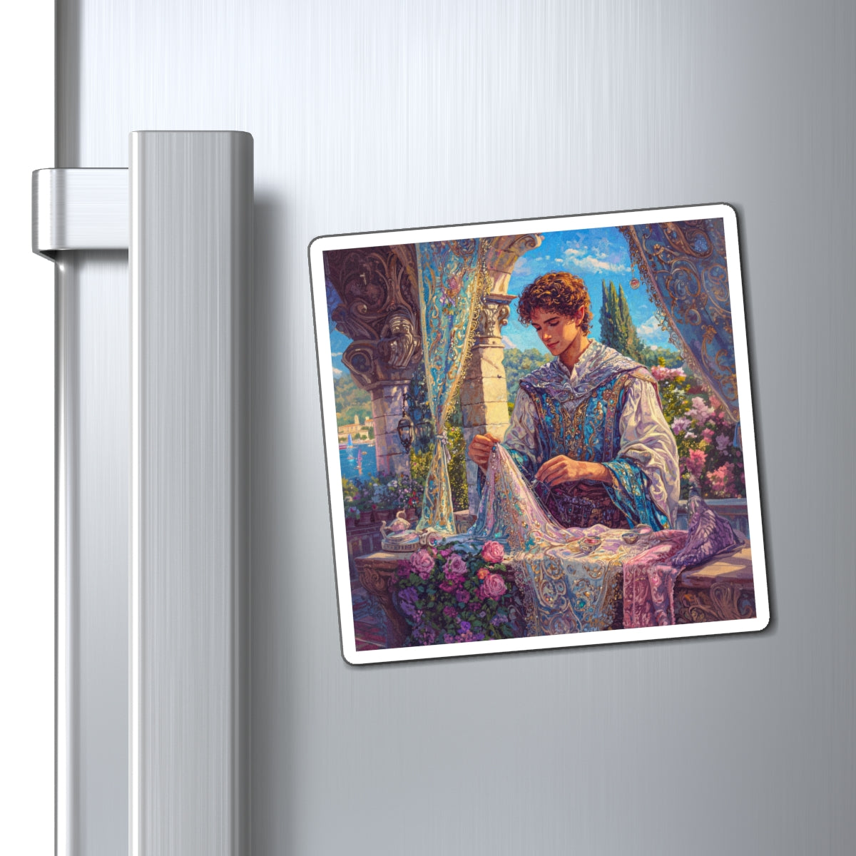 Vibrant Tailor Fridge Magnet