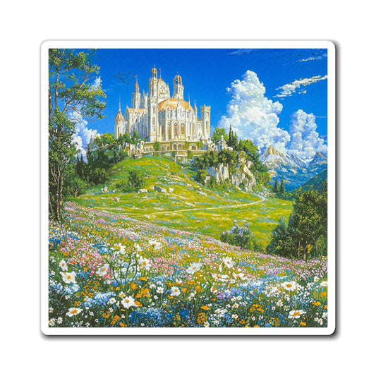 Meadow Castle Fridge Magnet
