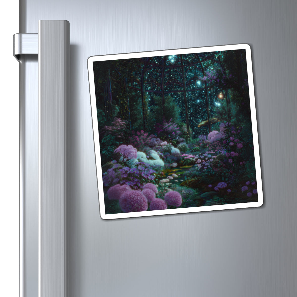 Mystical Greenhouse Fridge Magnet
