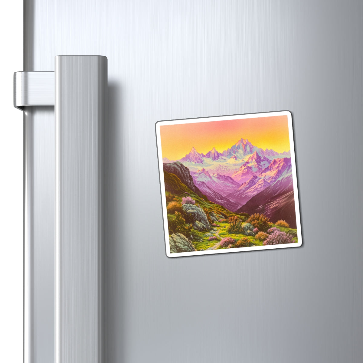 Magenta Range Fridge Magnet
