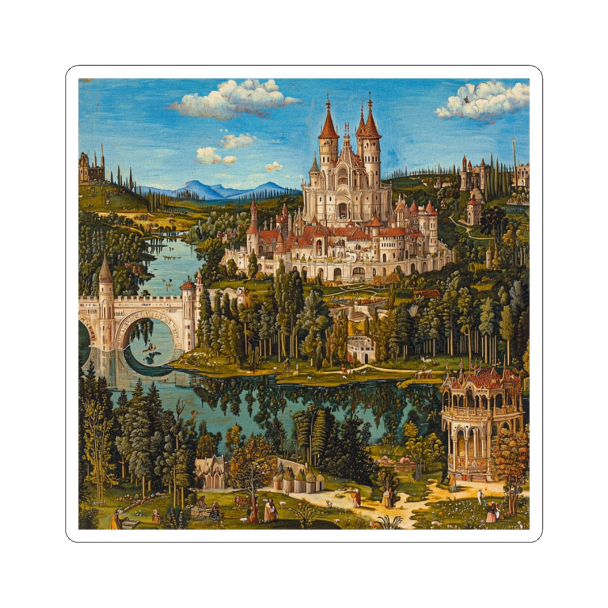 Picturesque Kingdom Sticker