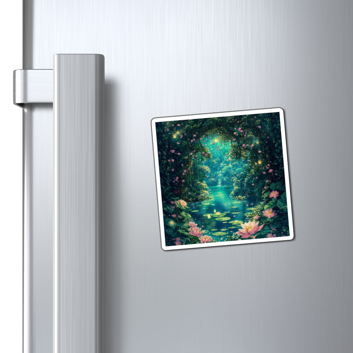 Lotus Retreat Fridge Magnet
