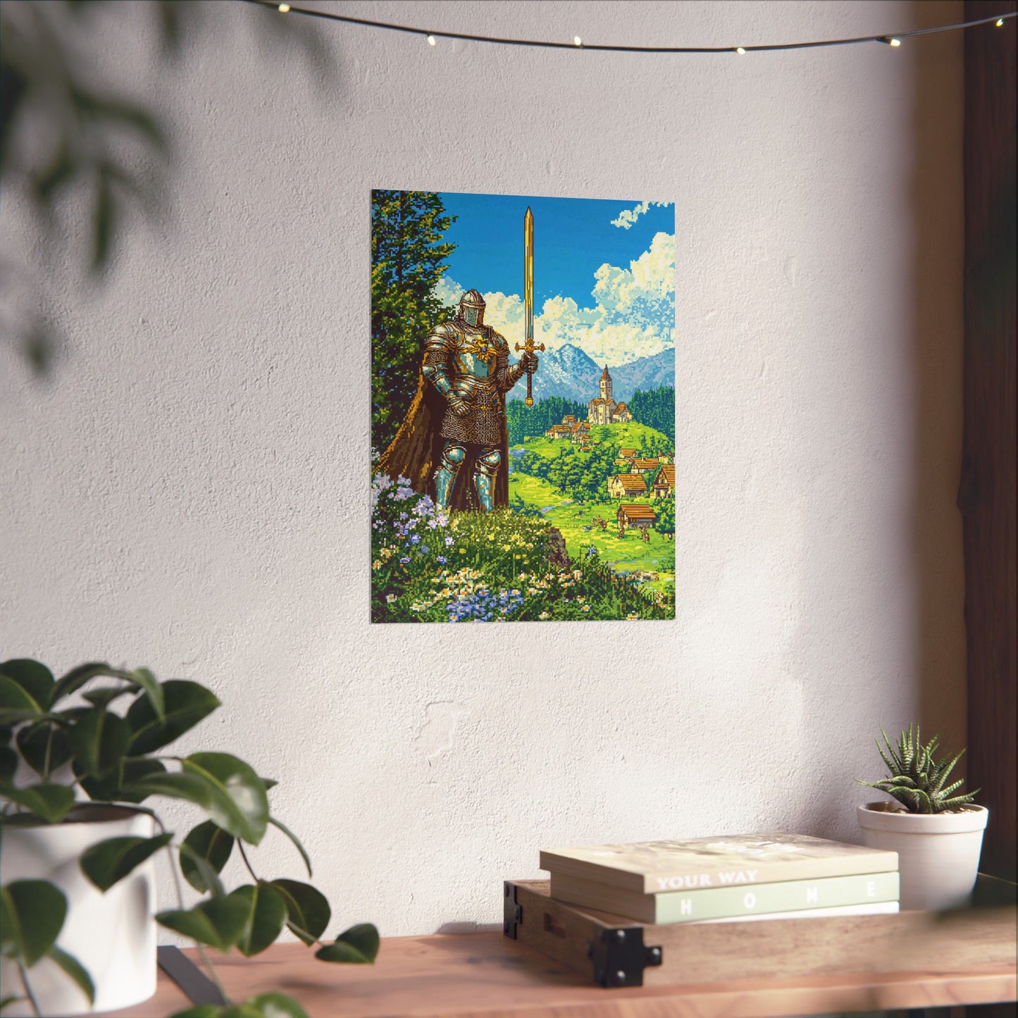 Pixelated Knight