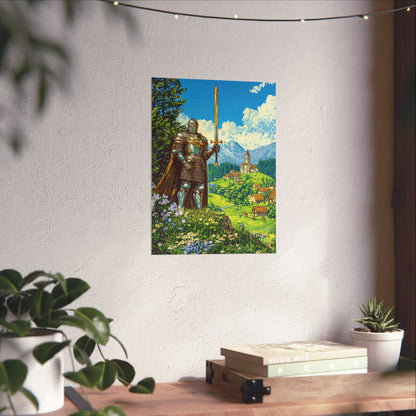 Pixelated Knight