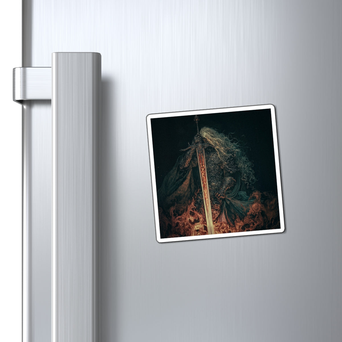 Flame Sentinel Fridge Magnet