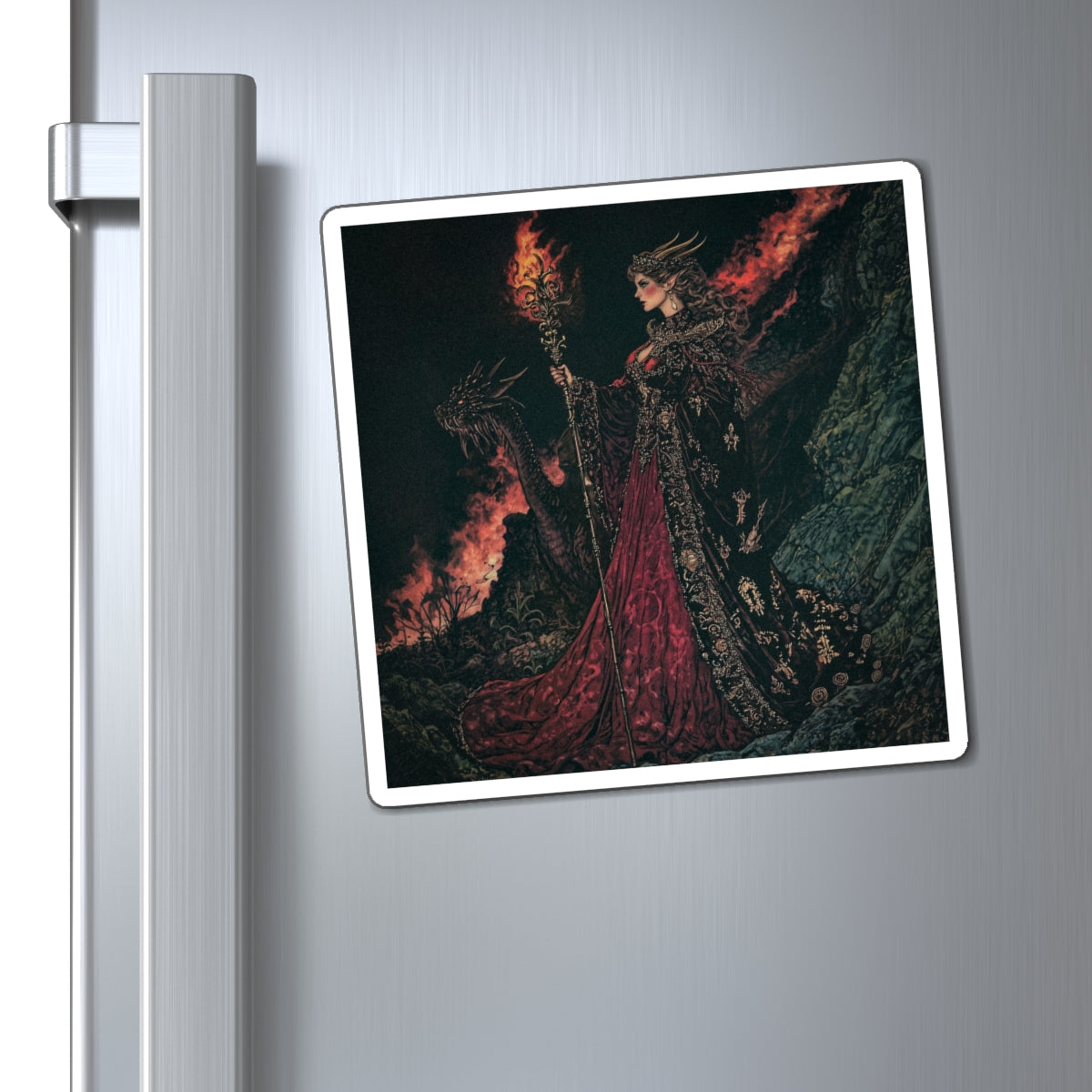 Dragon Queen Fridge Magnet