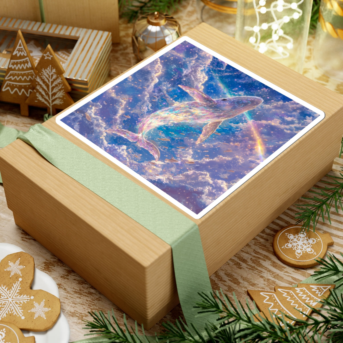 Cosmic Whale Sticker