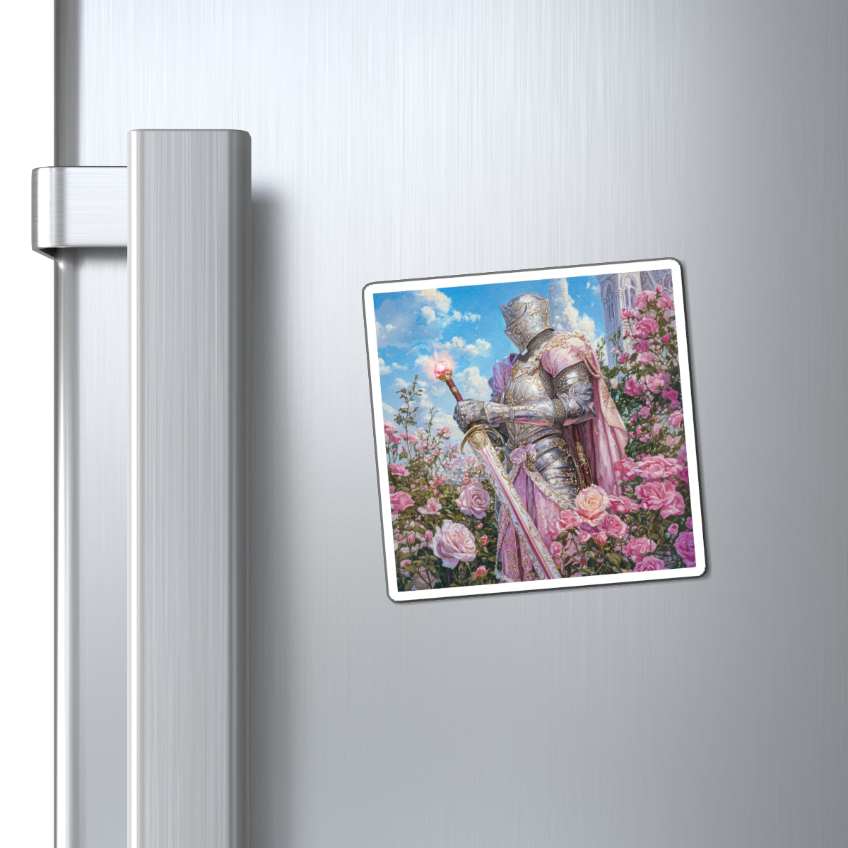 Rose Knight Fridge Magnet
