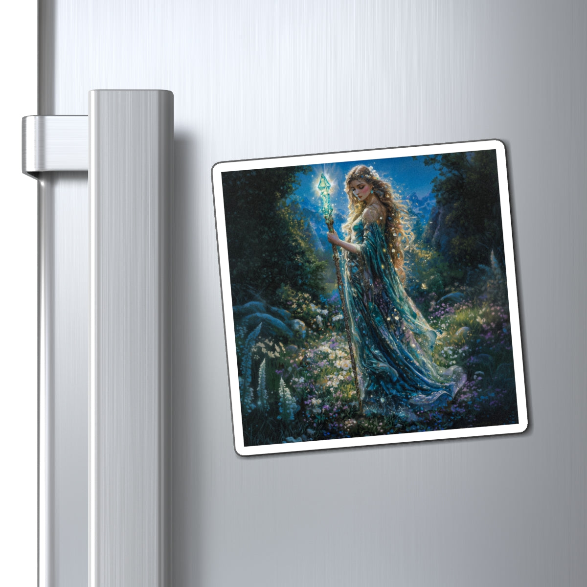 Crystalline Enchantress Fridge Magnet