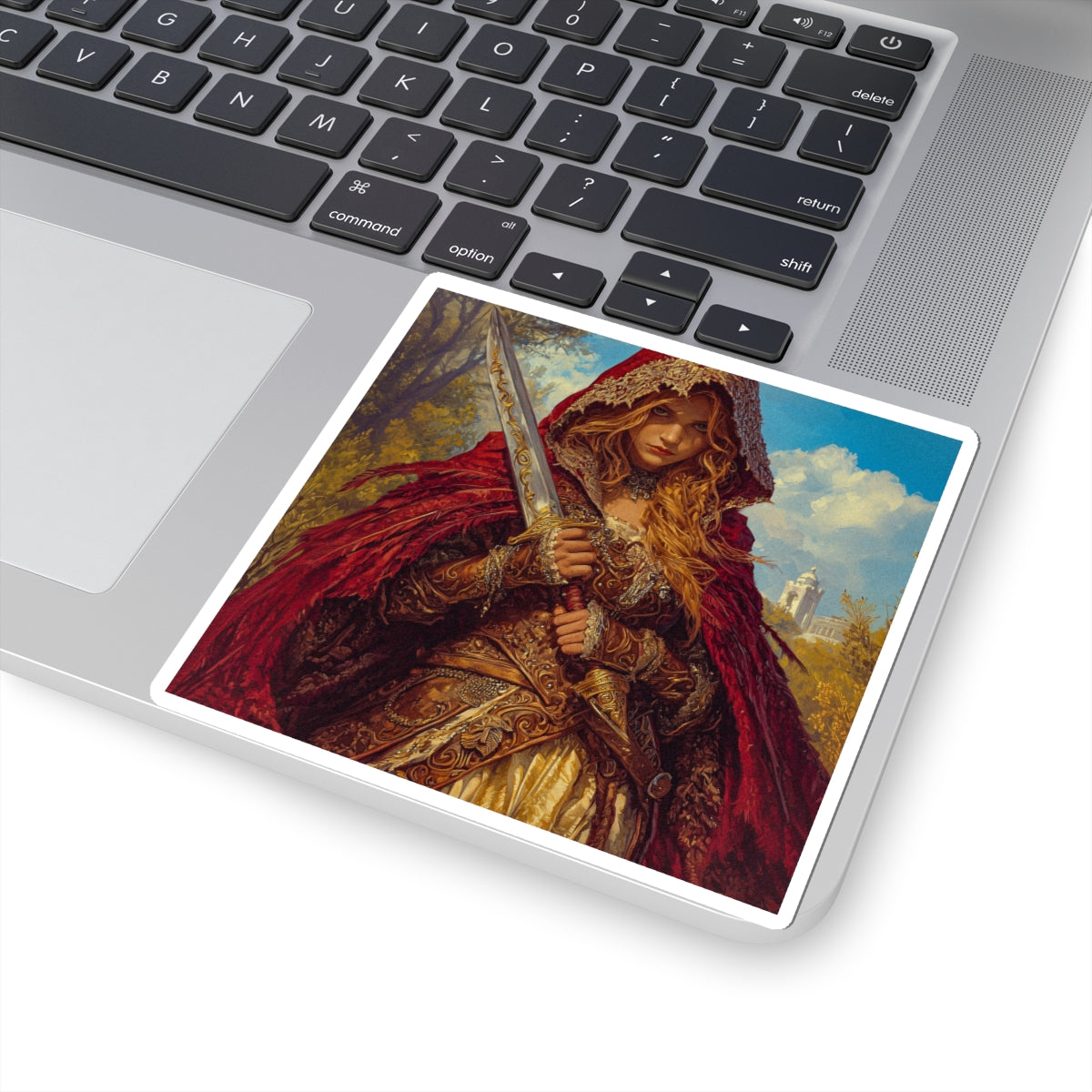 Hooded Maiden Sticker