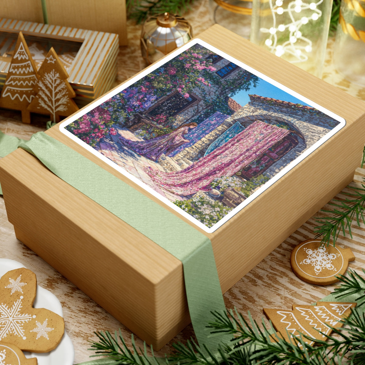 Dazzling Fabrics Sticker