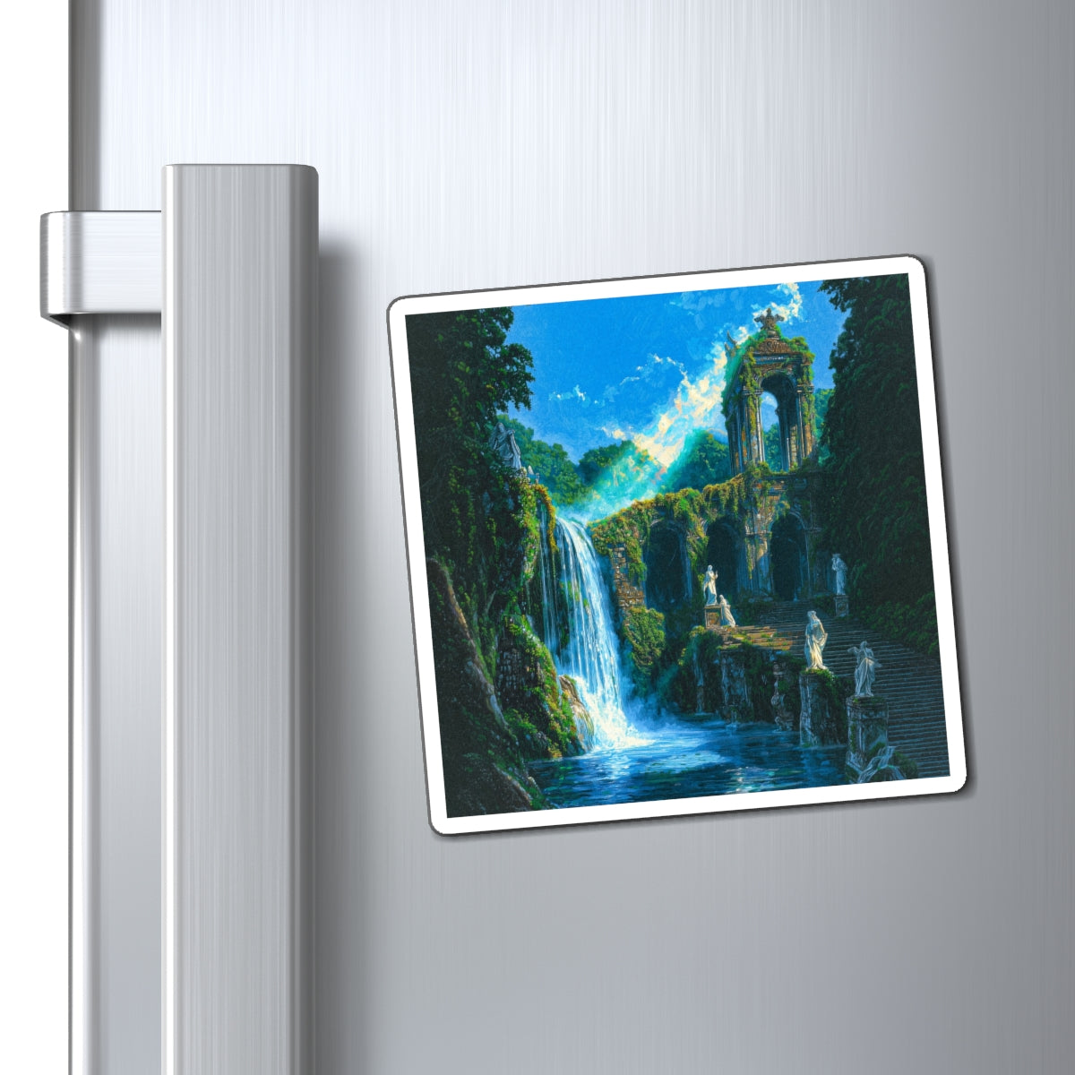 Verdant Ruins Fridge Magnet