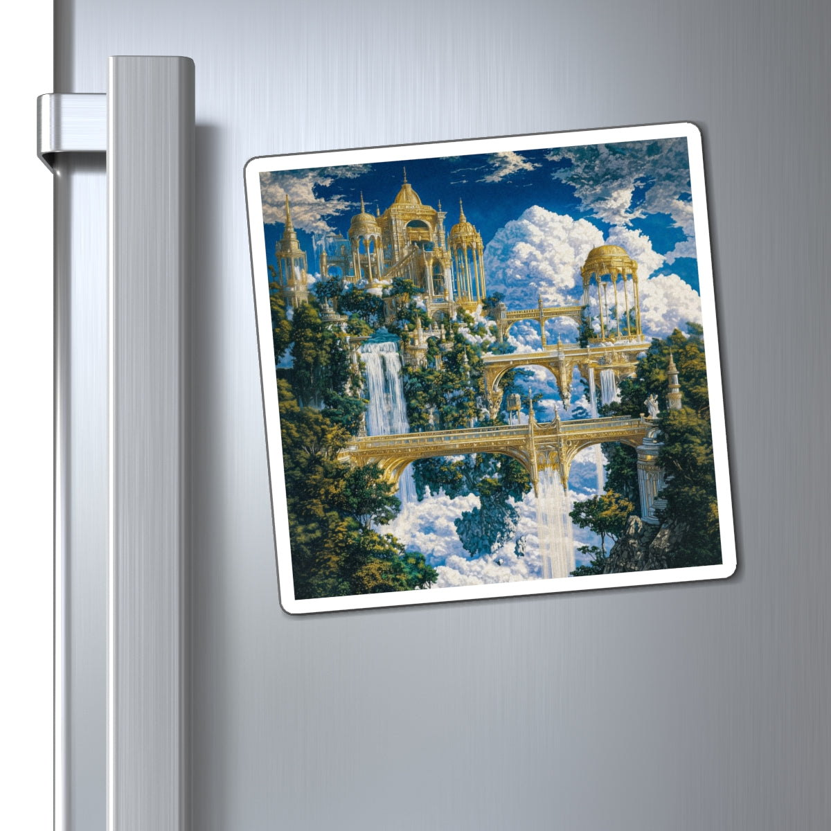 Suspended Sanctum Fridge Magnet