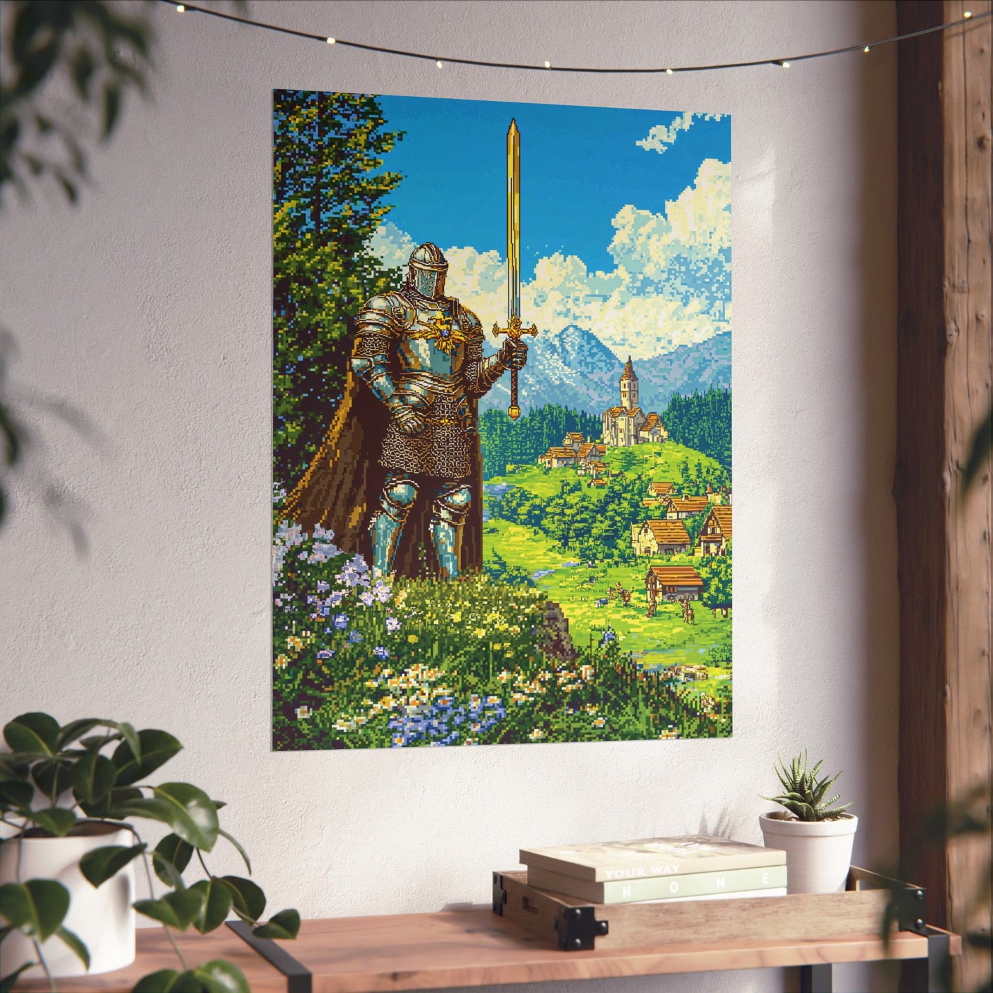 Pixelated Knight
