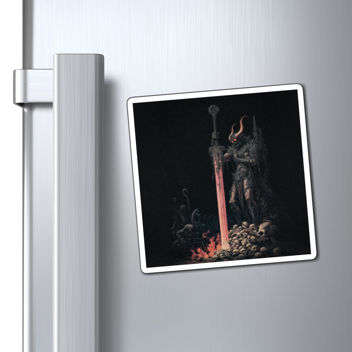 Triumphant Hellspawn Fridge Magnet