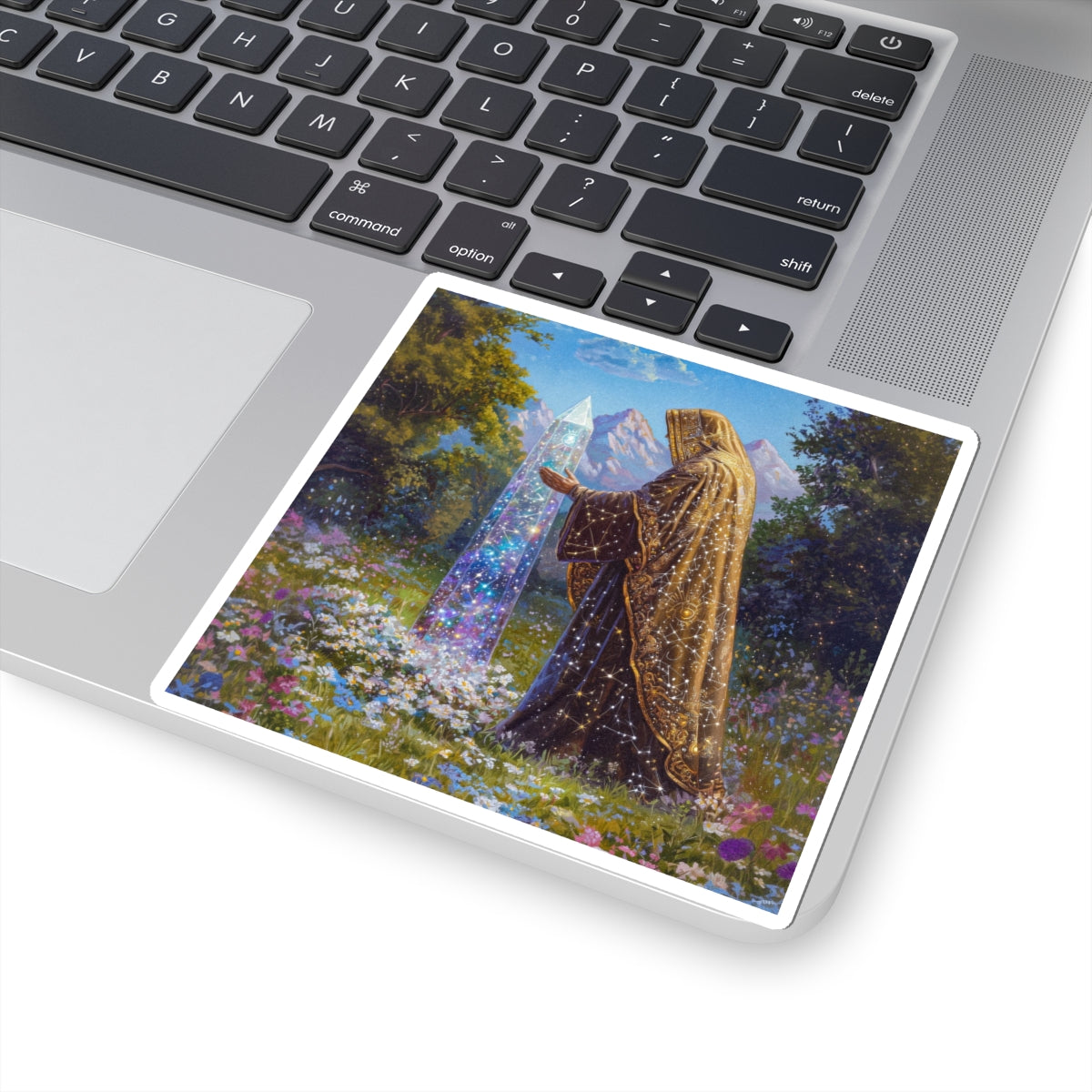 Crystalline Obelisk Sticker
