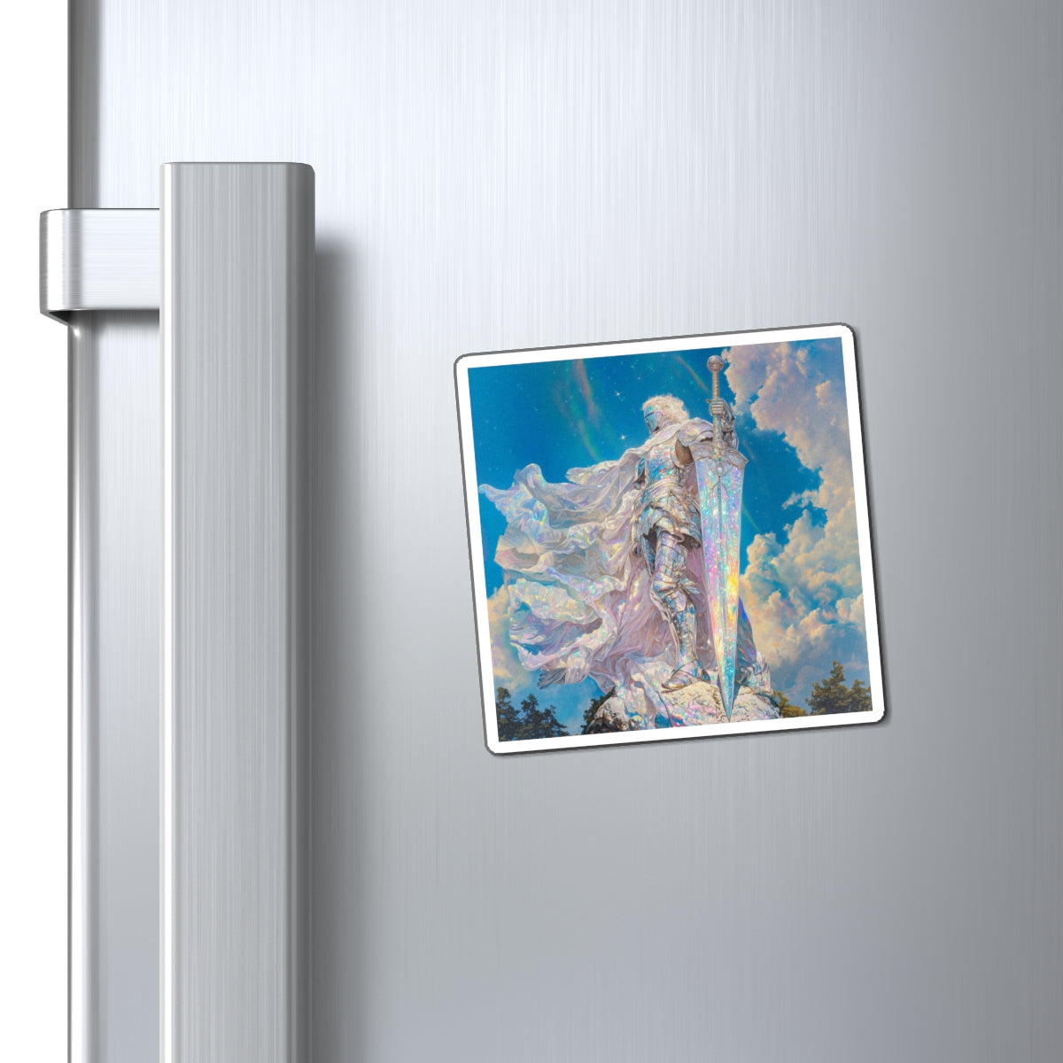 Radiant Paladin Fridge Magnet