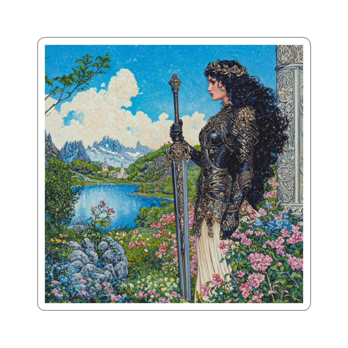 Obsidian Heroine Sticker