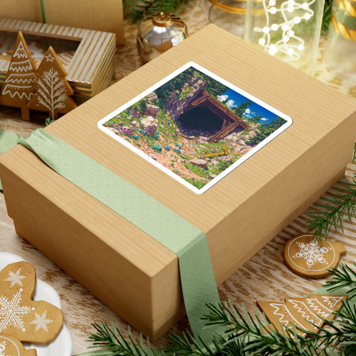 Mineral Mineshaft Sticker