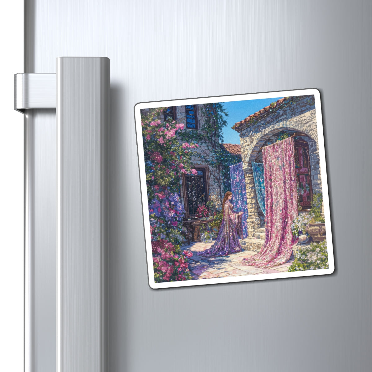 Dazzling Fabrics Fridge Magnet