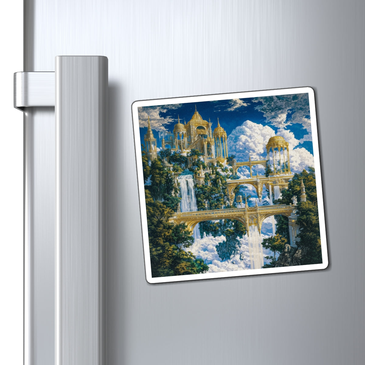 Suspended Sanctum Fridge Magnet