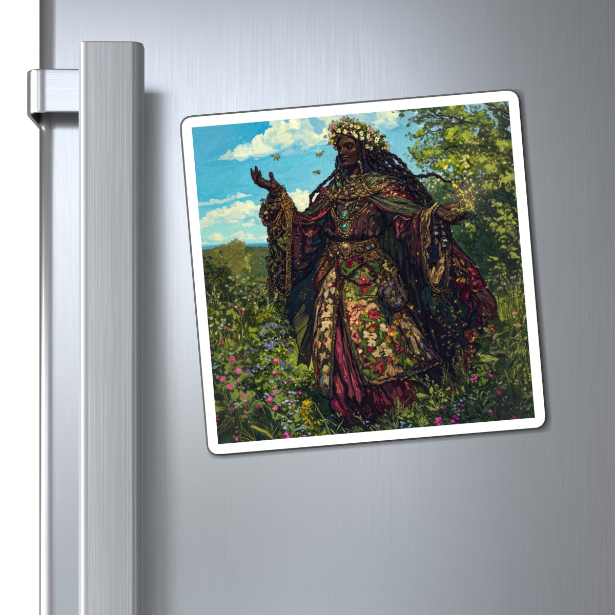 Ebony Mystic Fridge Magnet