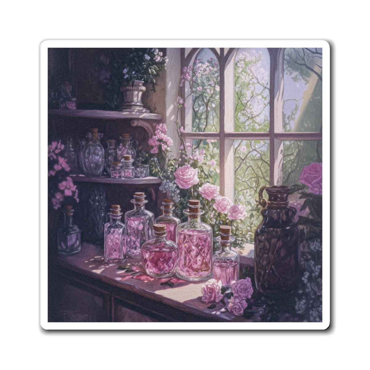 Healing Elixirs Fridge Magnet