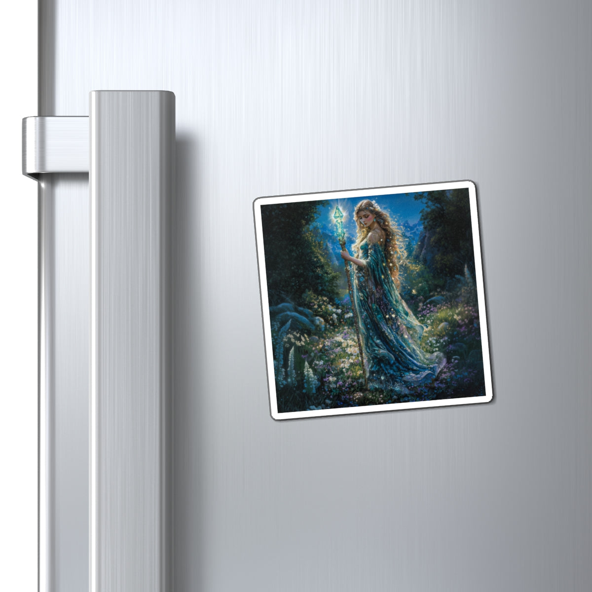 Crystalline Enchantress Fridge Magnet