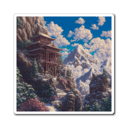 Alpine Pagoda Fridge Magnet