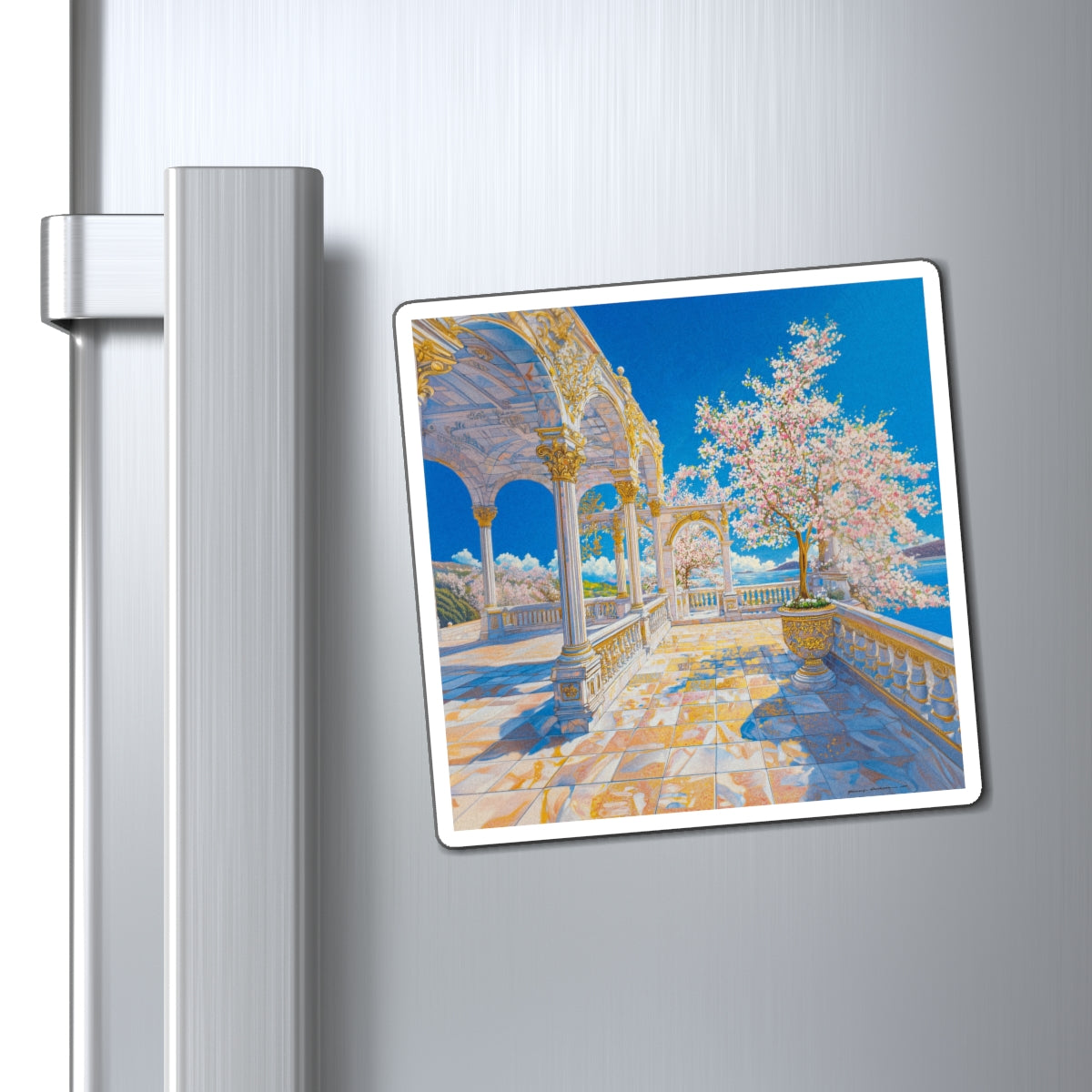 Royal Courtyard Fridge Magnet