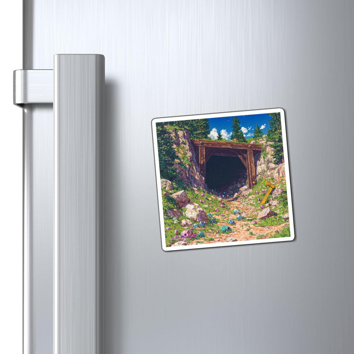 Mineral Mineshaft Fridge Magnet