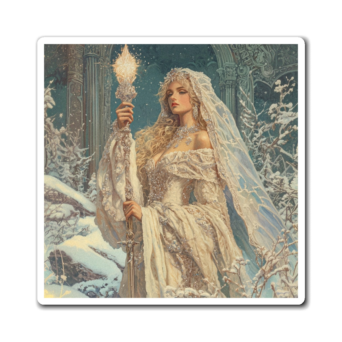 Frostborn Mystic Fridge Magnet