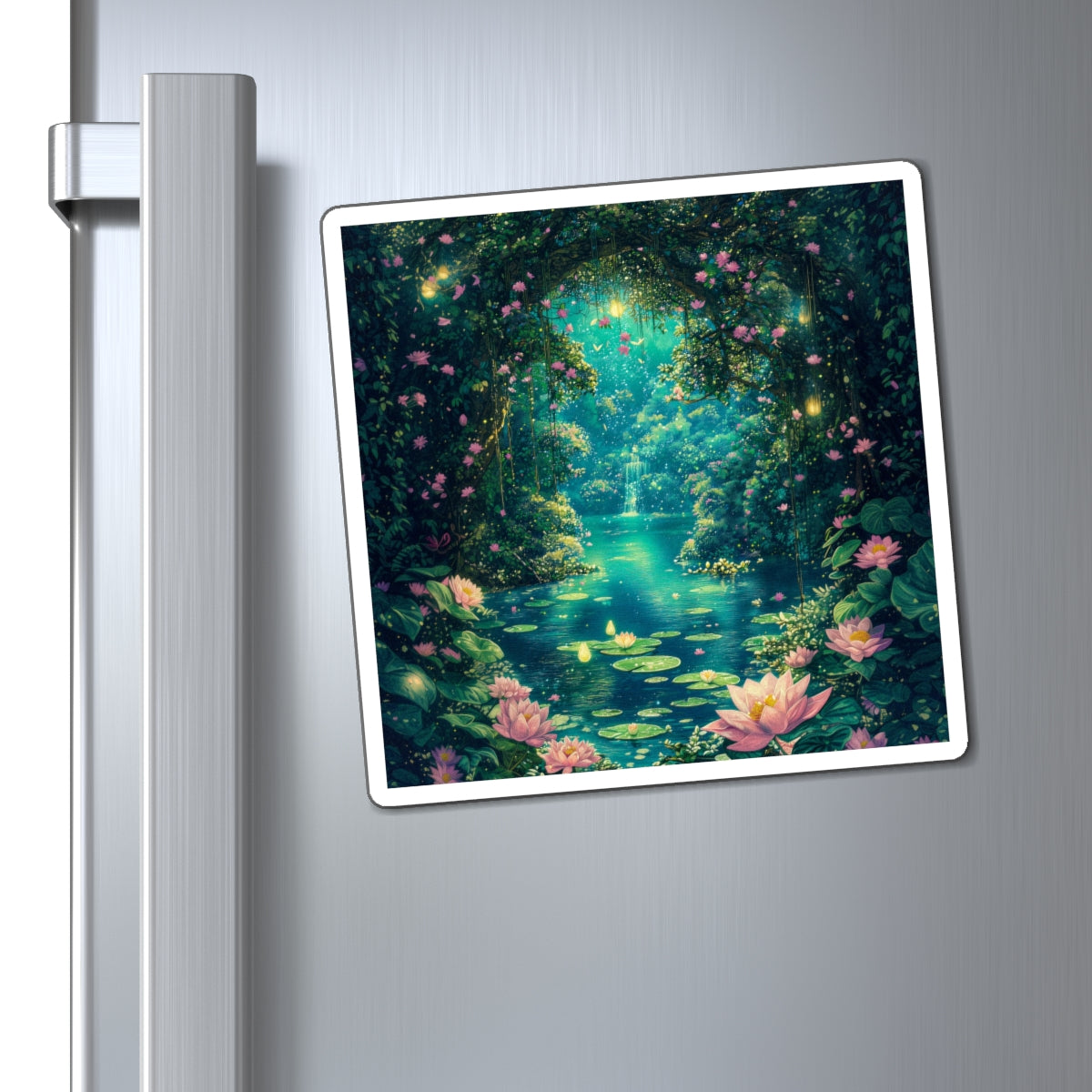 Lotus Retreat Fridge Magnet