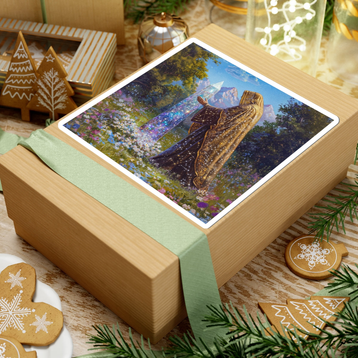 Crystalline Obelisk Sticker