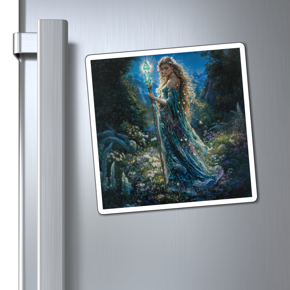 Crystalline Enchantress Fridge Magnet