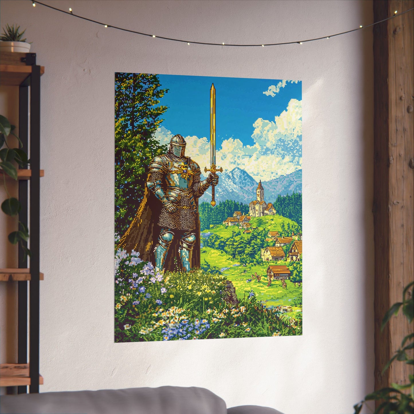 Pixelated Knight